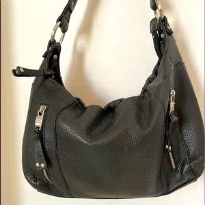 Stone Mountain black leather purse